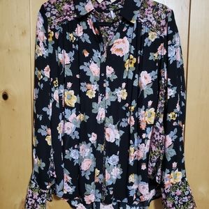 FP floral button down